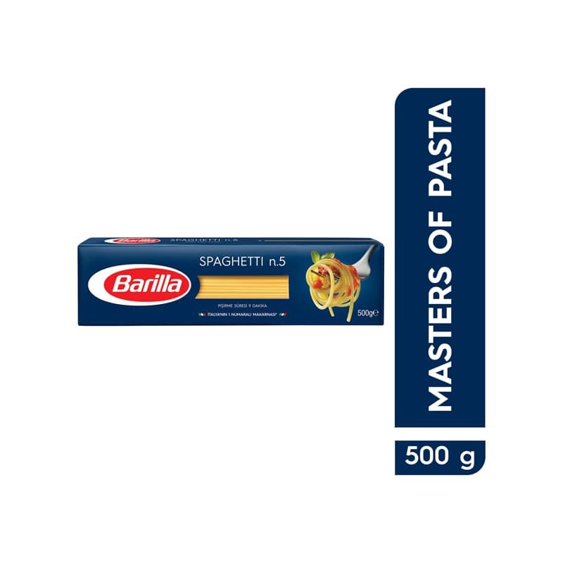 Barilla Spagetti Makarna (Spaghetti) No:5 500 Gr | Gurmelon