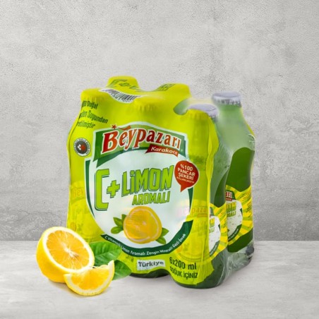 Beypazarı C Vitaminli Limon Aromalı Maden Suyu 6x200 Ml - Gurmelon
